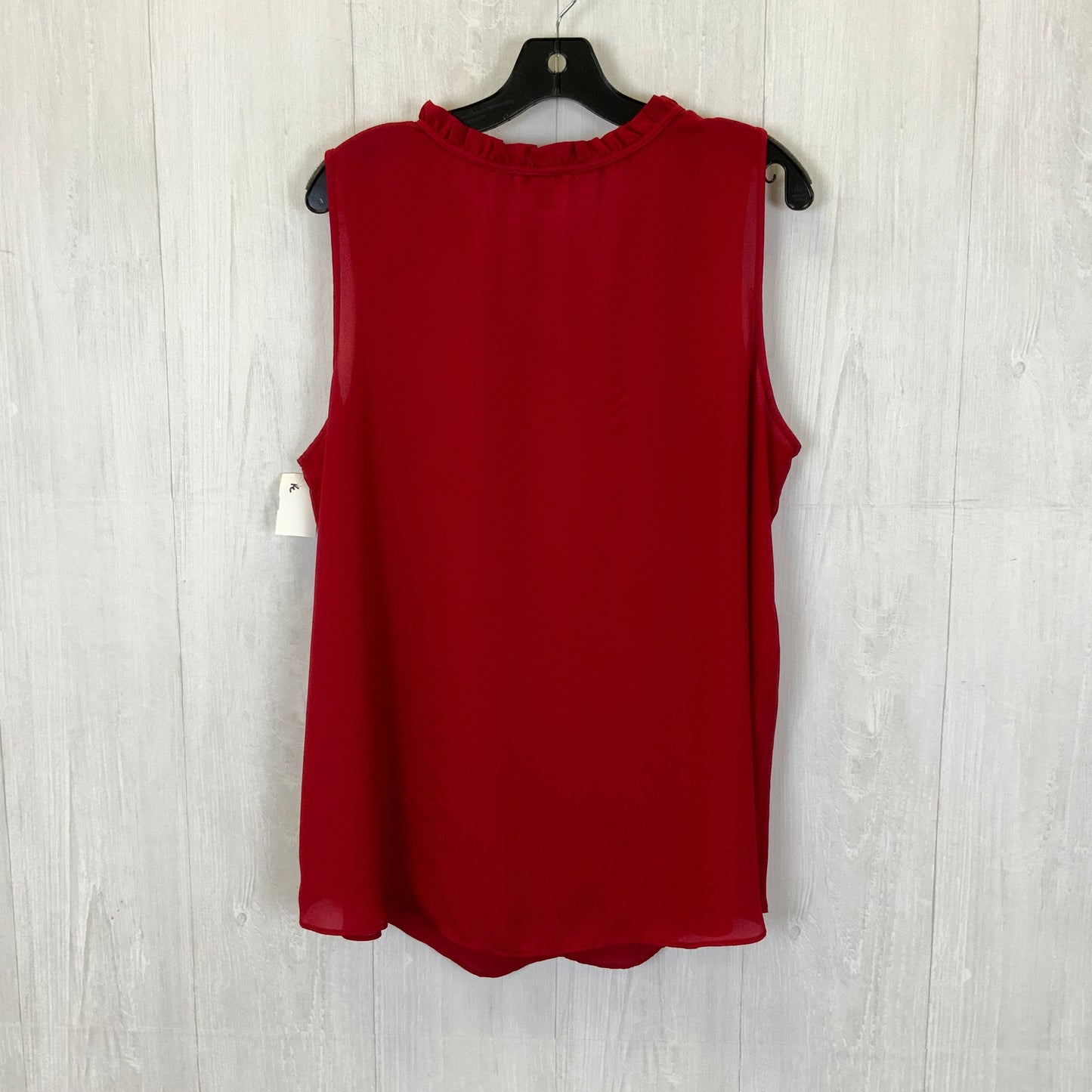 Red Top Sleeveless Cato, Size 2x