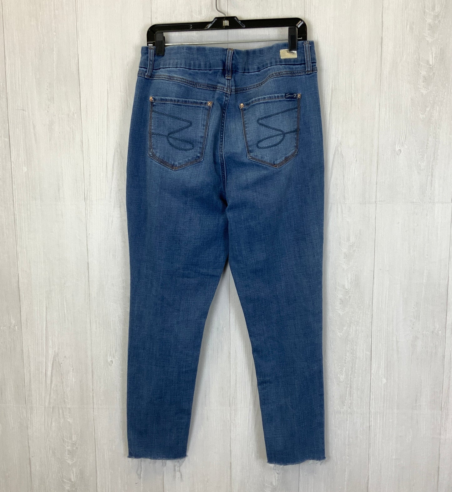 Jeans Skinny By Seven 7 In Blue Denim, Size: 16