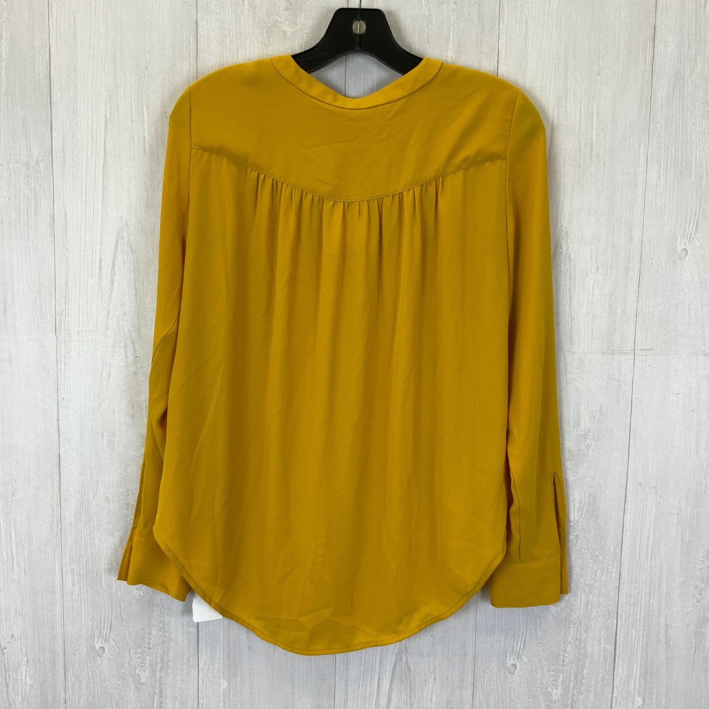 Top Long Sleeve By Loft In Yellow, Size: Xs