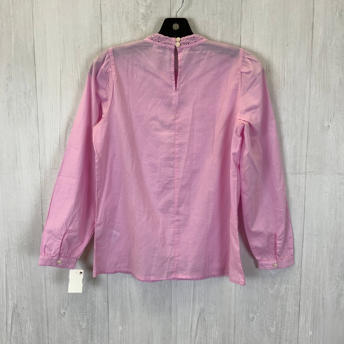 Top Long Sleeve By J. Crew In Pink, Size: Xxs