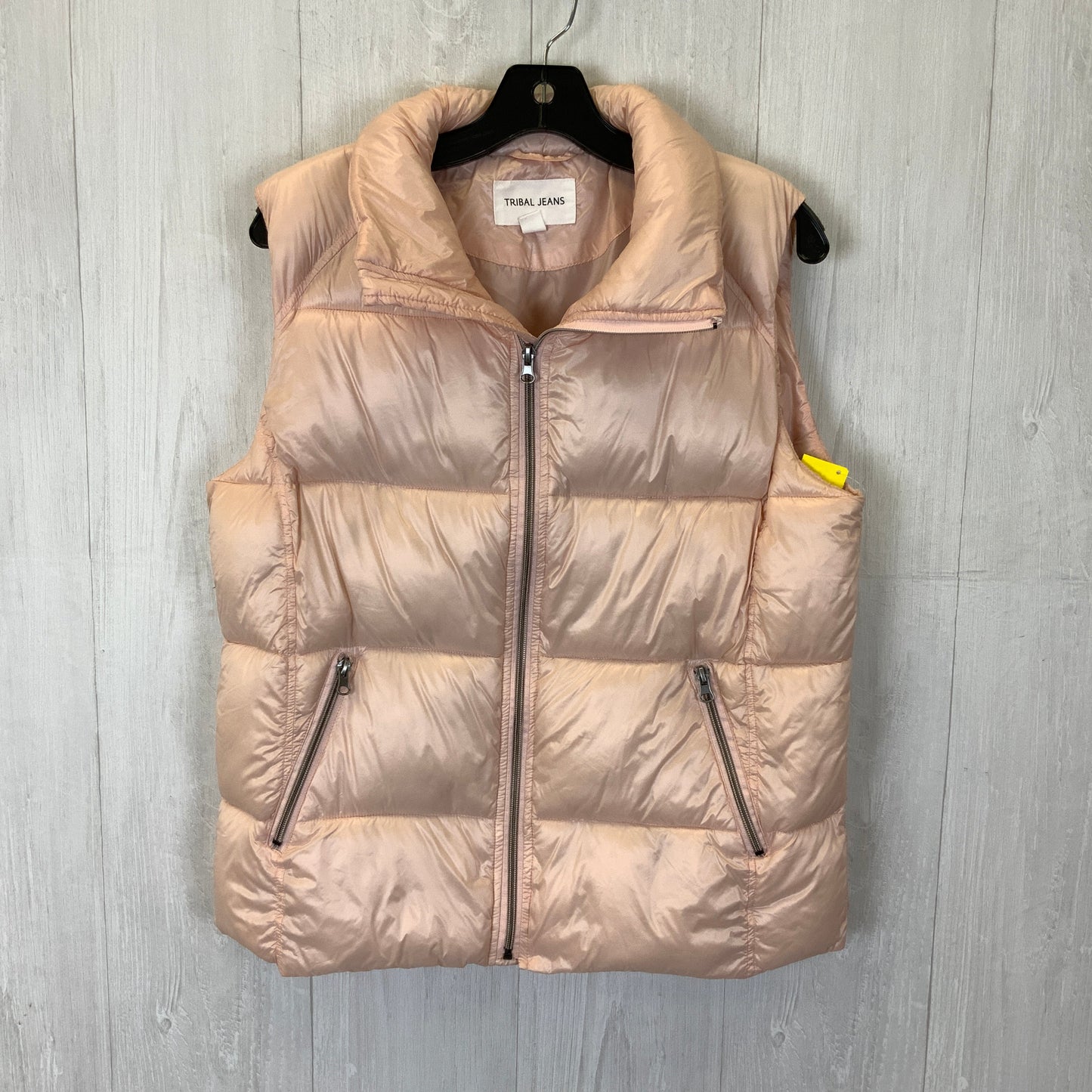 Vest Puffer & Quilted By Tribal In Pink, Size: M