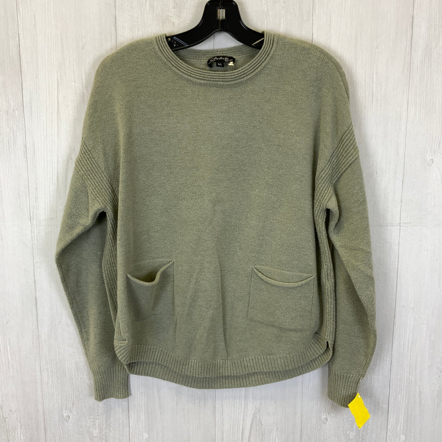 Sweater By Clothes Mentor In Green, Size: L