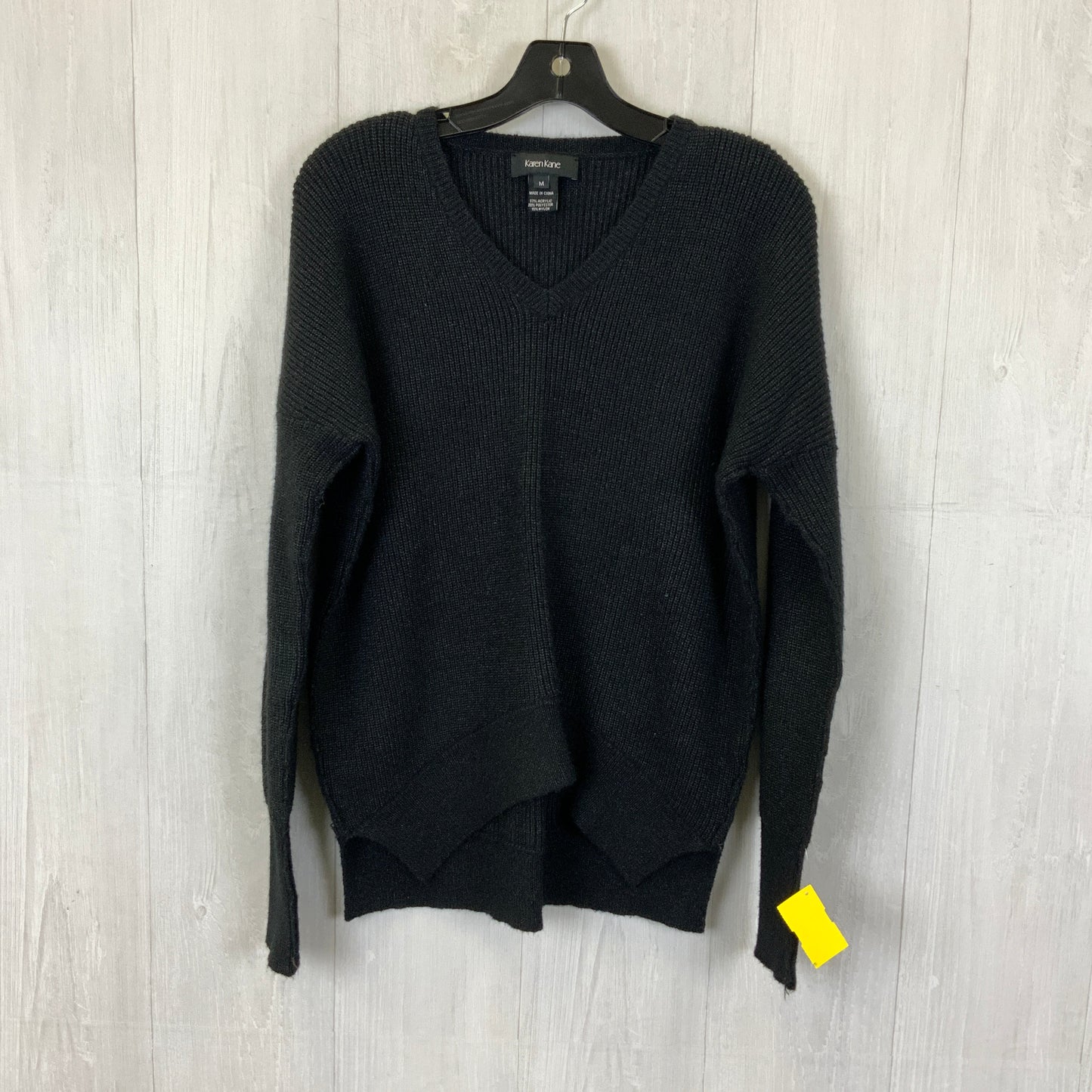 Sweater By Karen Kane In Black, Size: M