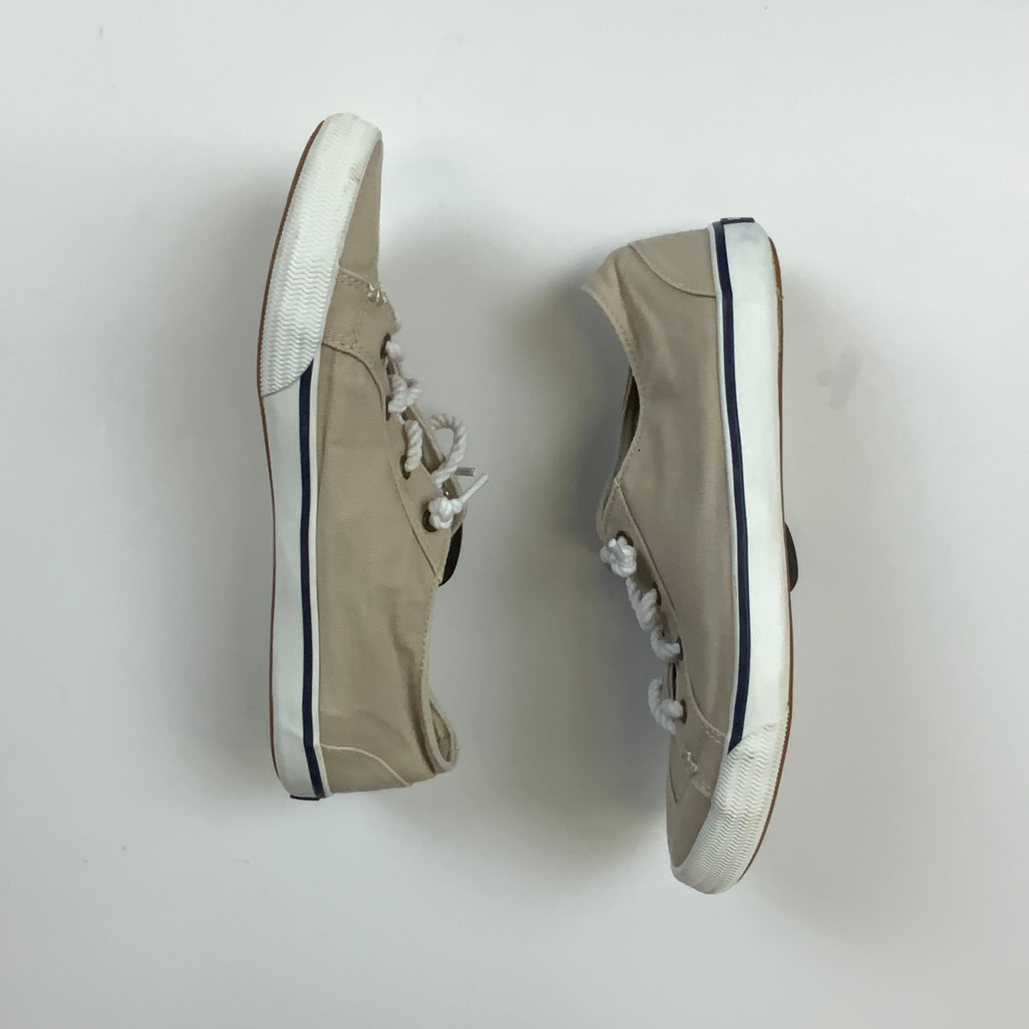 Beige Shoes Sneakers Sperry, Size 8