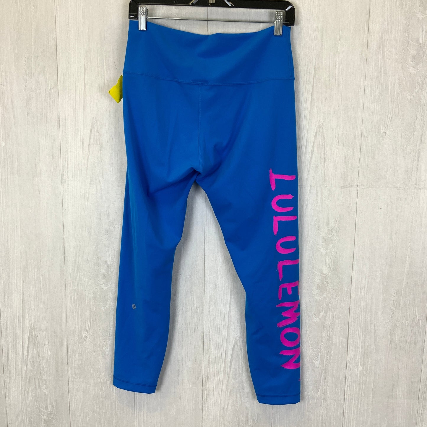 Athletic Leggings By Lululemon In Blue & Pink, Size: 12