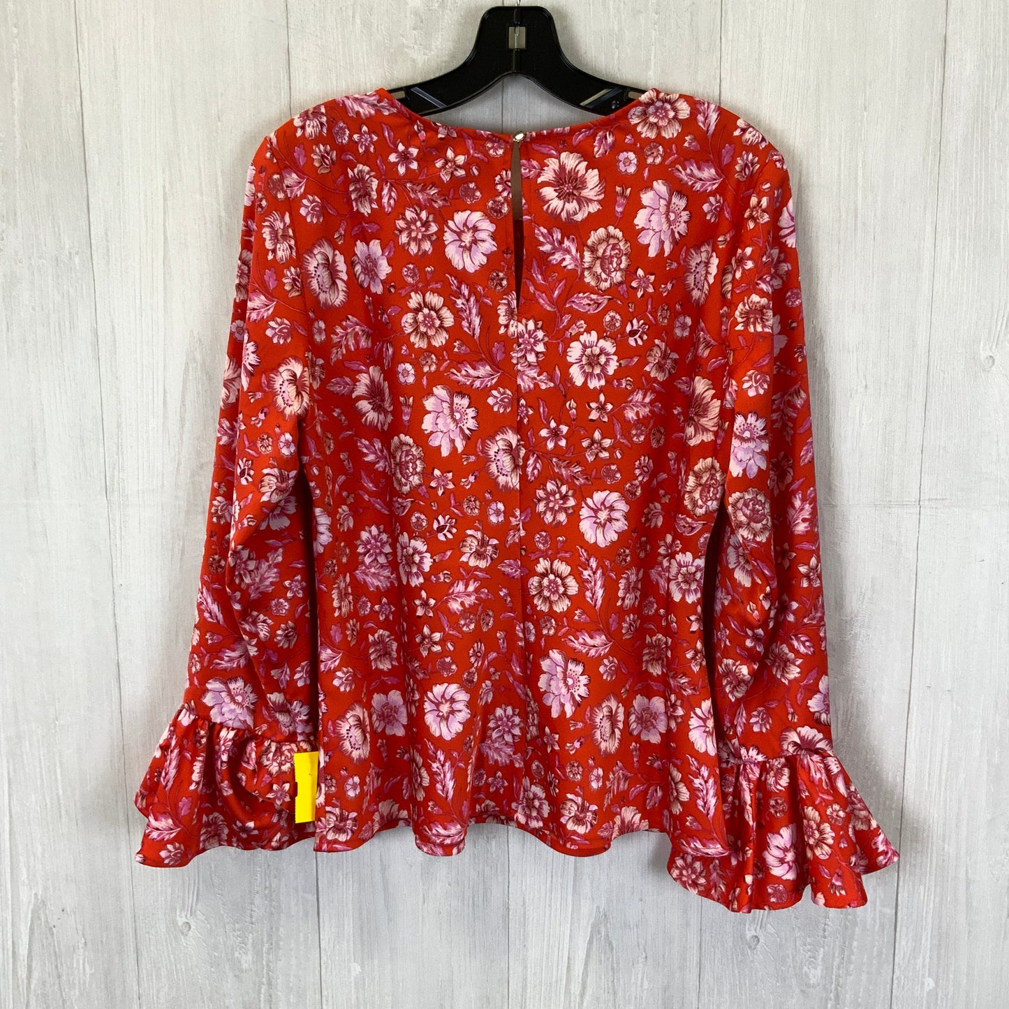 Top Long Sleeve By J. Jill In Orange, Size: M