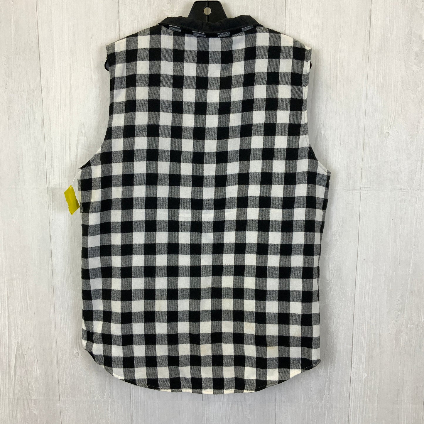 Vest Puffer & Quilted By Clothes Mentor In Plaid Pattern, Size: Xl