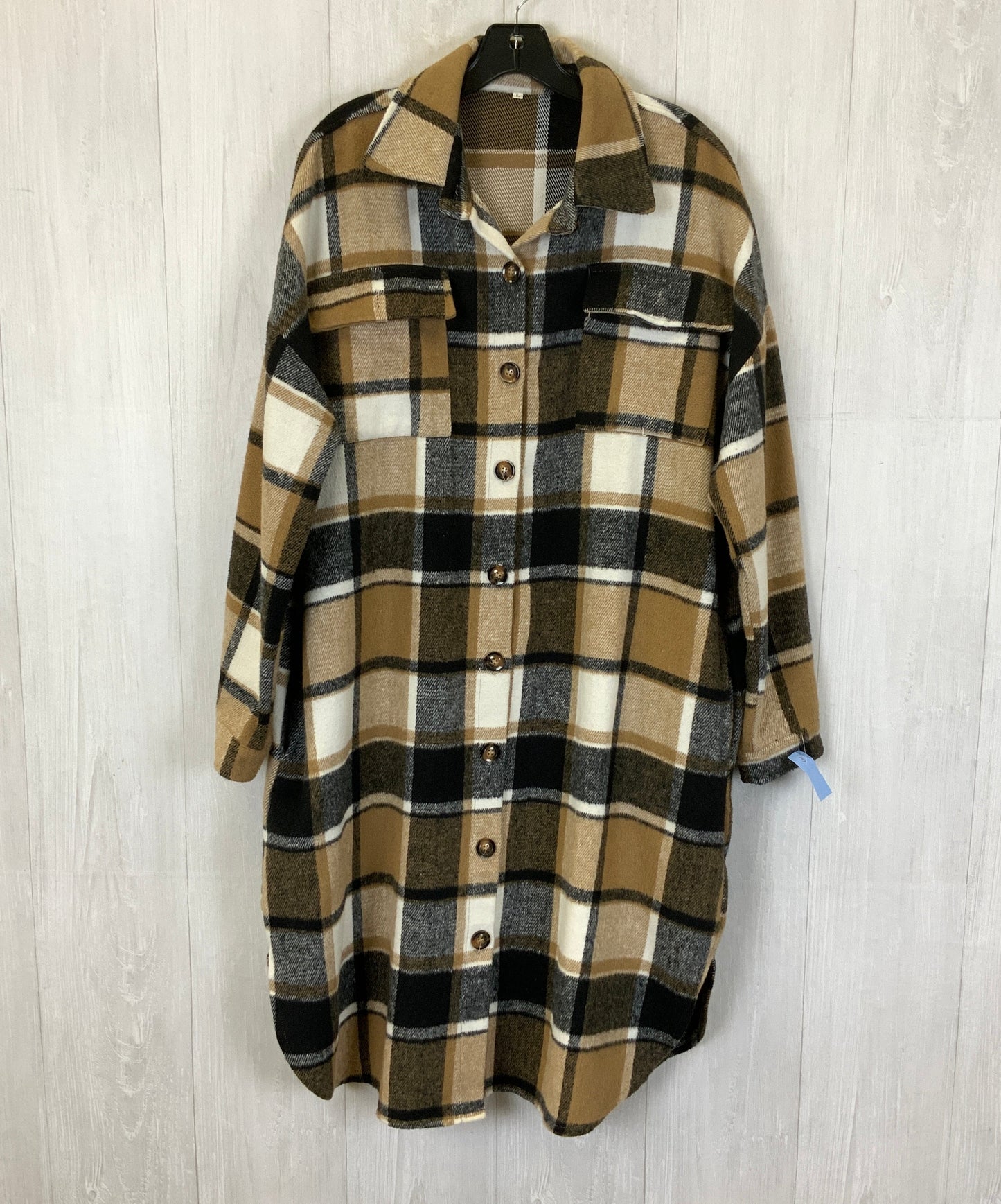 Jacket Other By Clothes Mentor In Plaid Pattern, Size: L