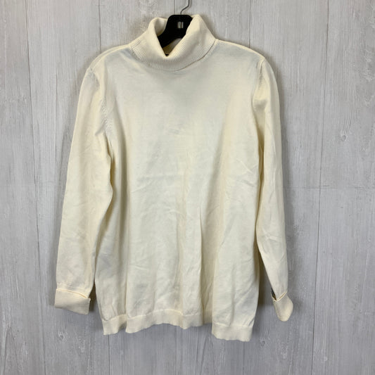 Sweater By Lane Bryant In White, Size: 1x