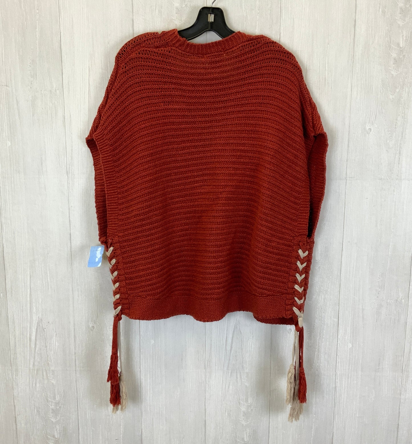 Sweater Cardigan By Entro In Red, Size: M