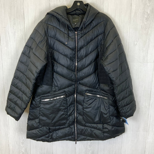 Coat Puffer & Quilted By Lane Bryant In Black, Size: 1x