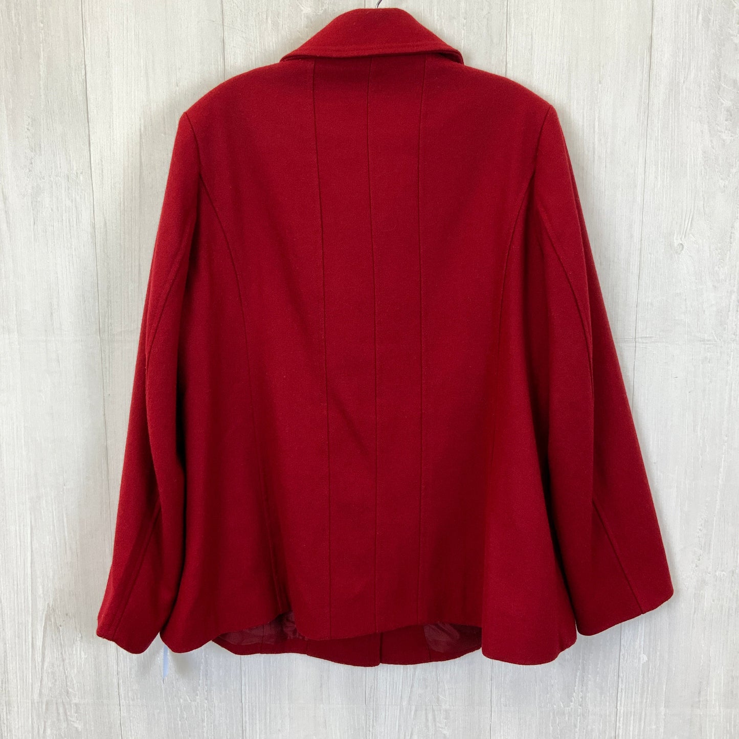 Coat Peacoat By White Stag In Red, Size: 1x