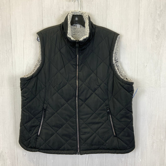 Vest Puffer & Quilted By Free Country In Black, Size: Xl