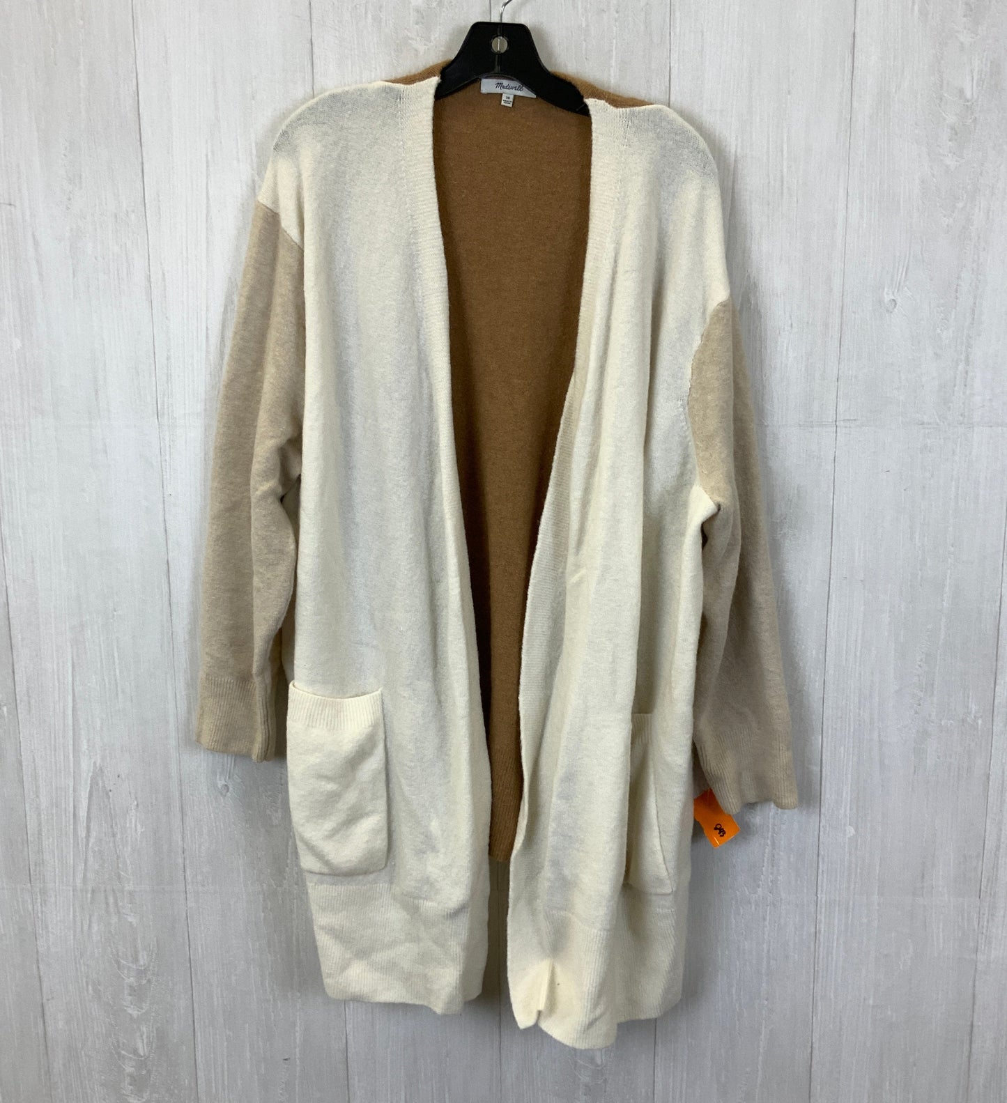 Sweater Cardigan By Madewell In Cream & White, Size: 3x