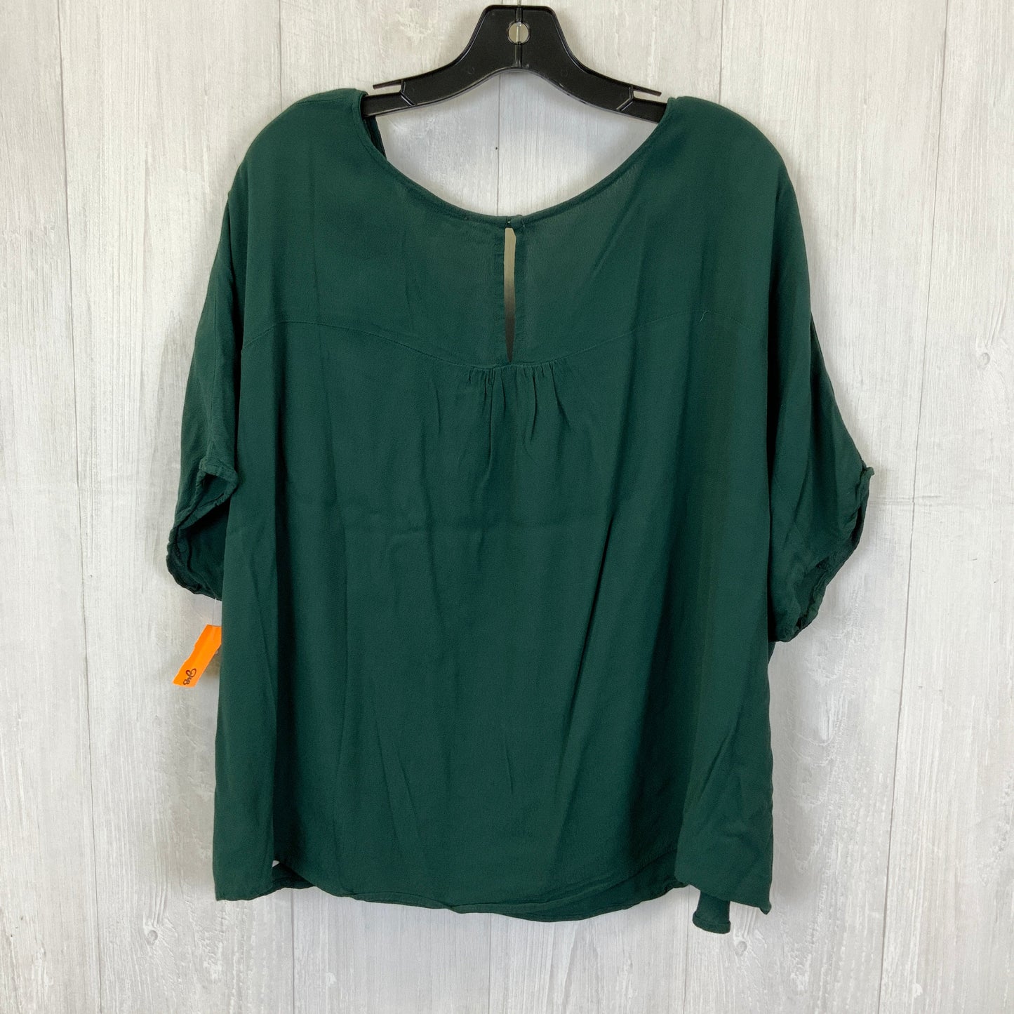 Top Short Sleeve By Madewell In Green, Size: 3x