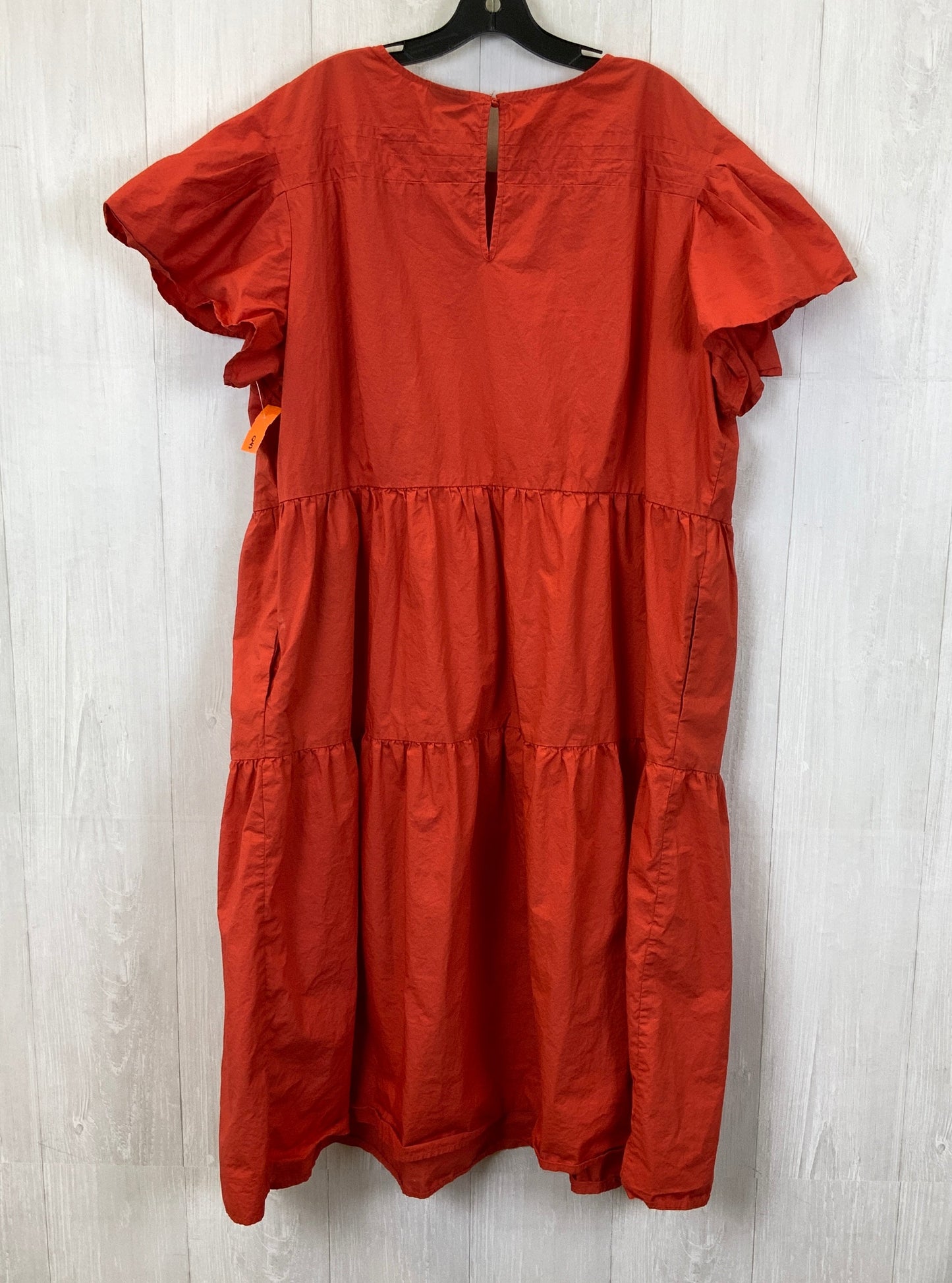 Dress Casual Maxi By Who What Wear In Orange, Size: 3x