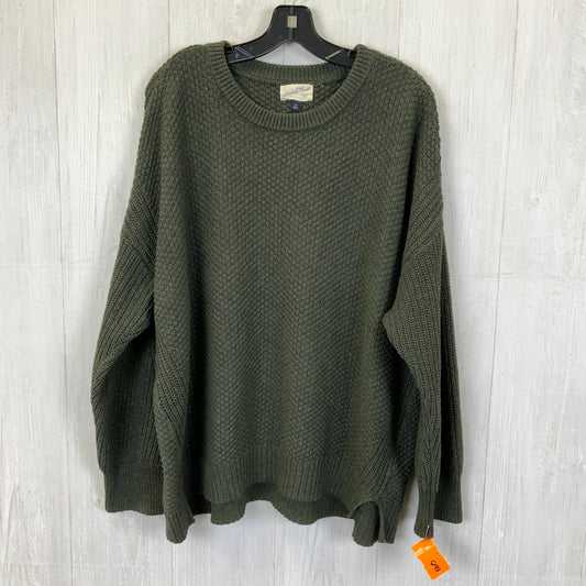 Sweater By Universal Thread In Green, Size: 2x