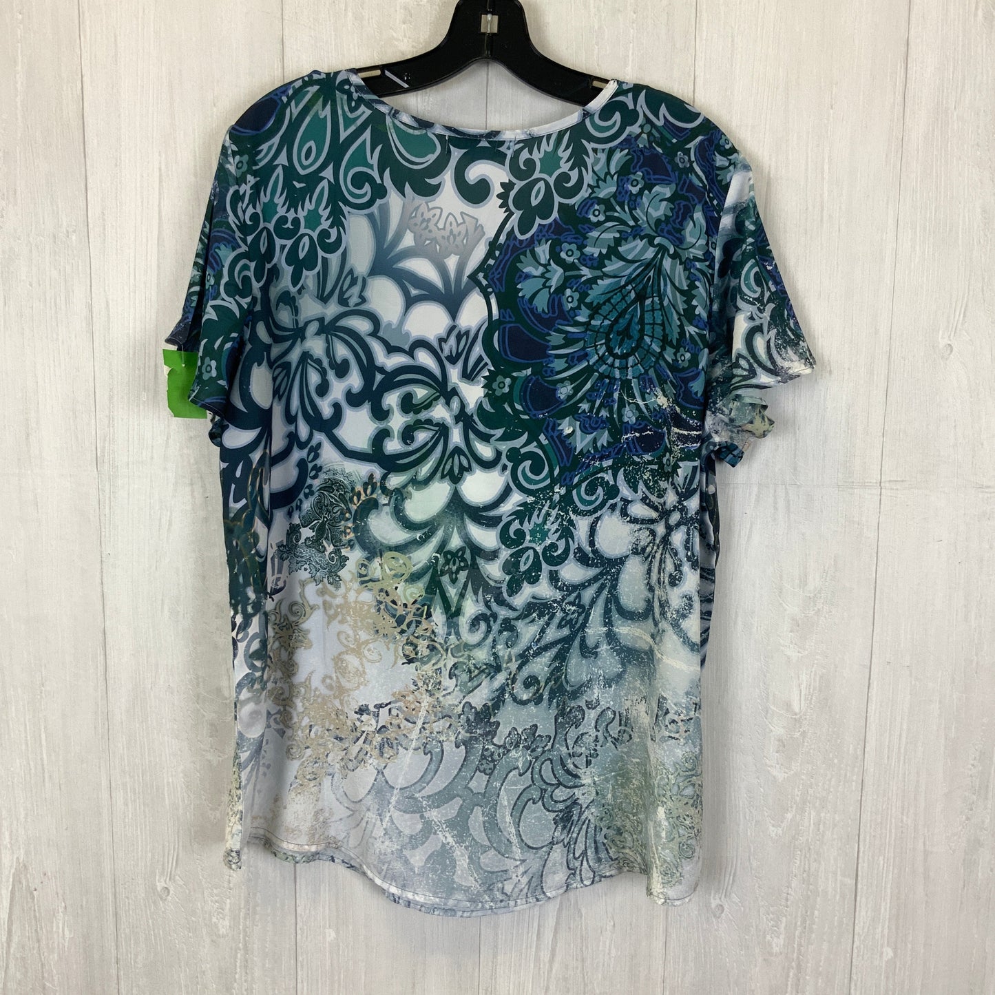 Multi Top Short Sleeve Christopher And Banks, Size L