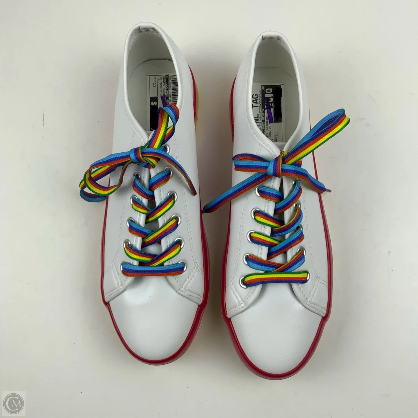 Shoes Sneakers By Clothes Mentor In Rainbow Print, Size: 11