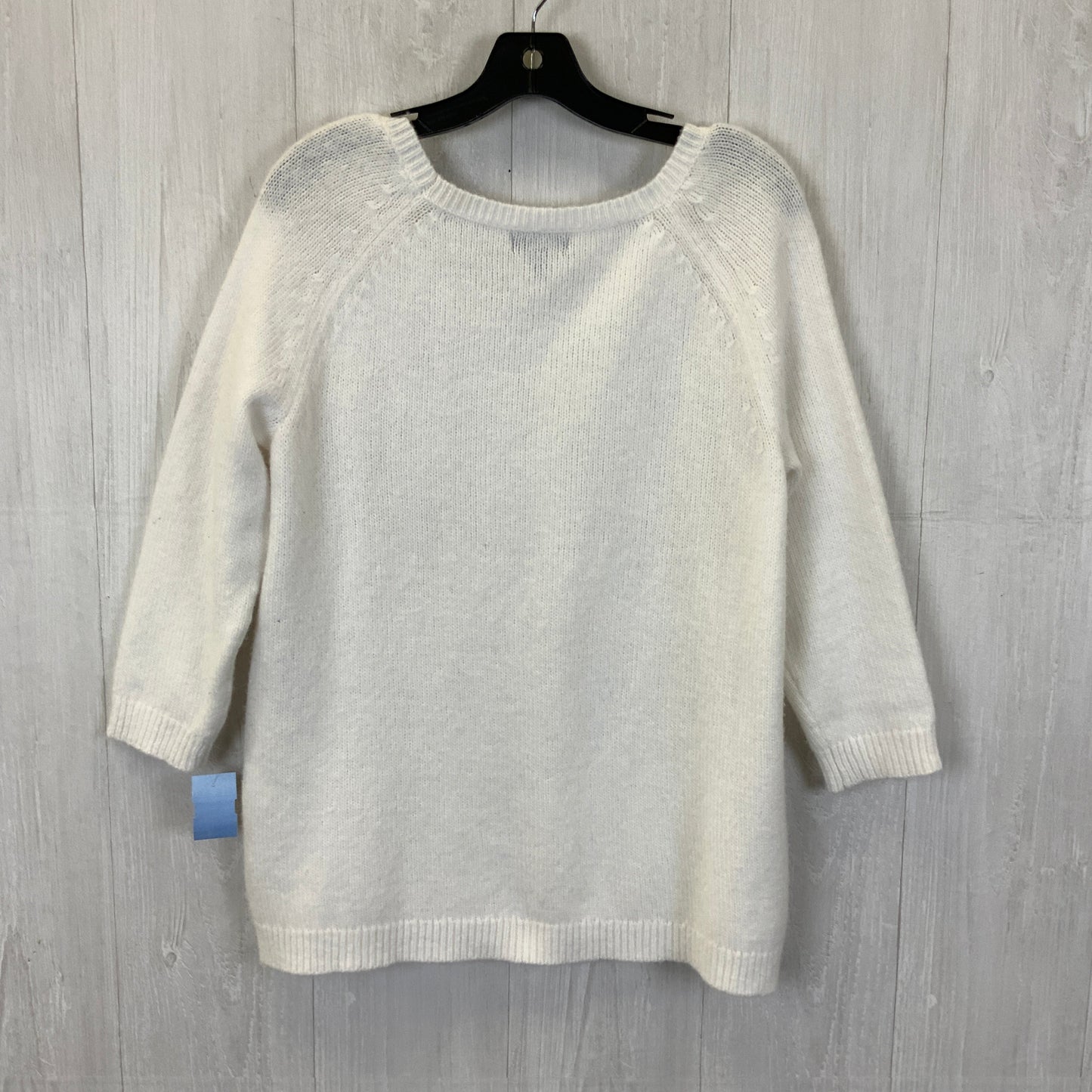 Sweater By Worthington In White, Size: L