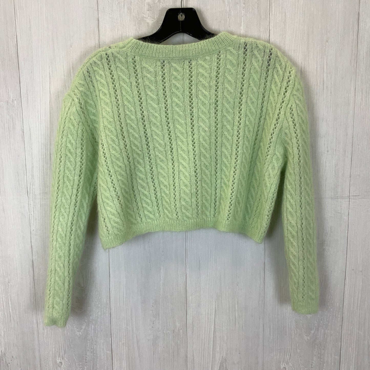 Lime Green Sweater Zara, Size M