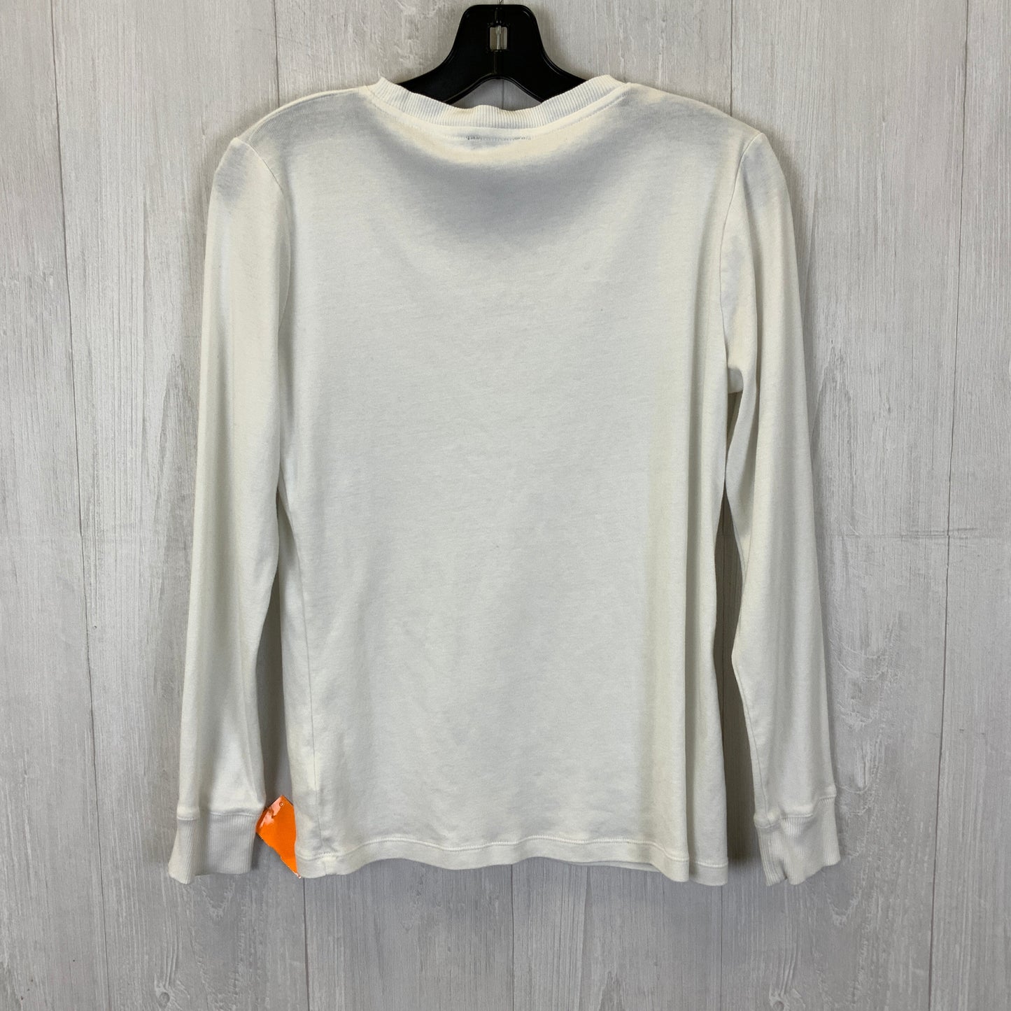 White Top Long Sleeve Basic Jones New York, Size M