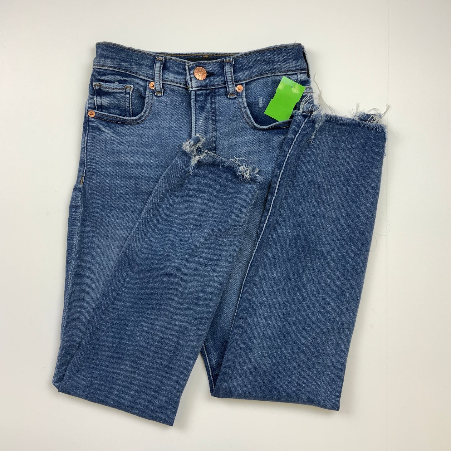 Blue Denim Jeans Skinny Express, Size 0