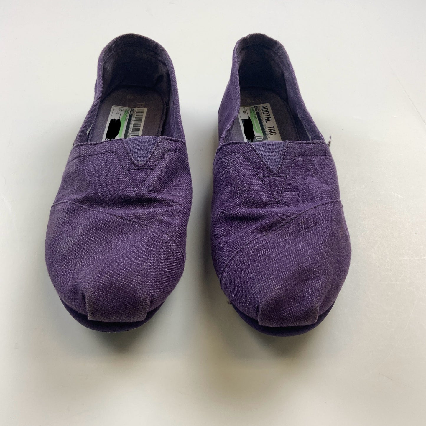 Shoes Flats By Toms In Purple, Size: 10