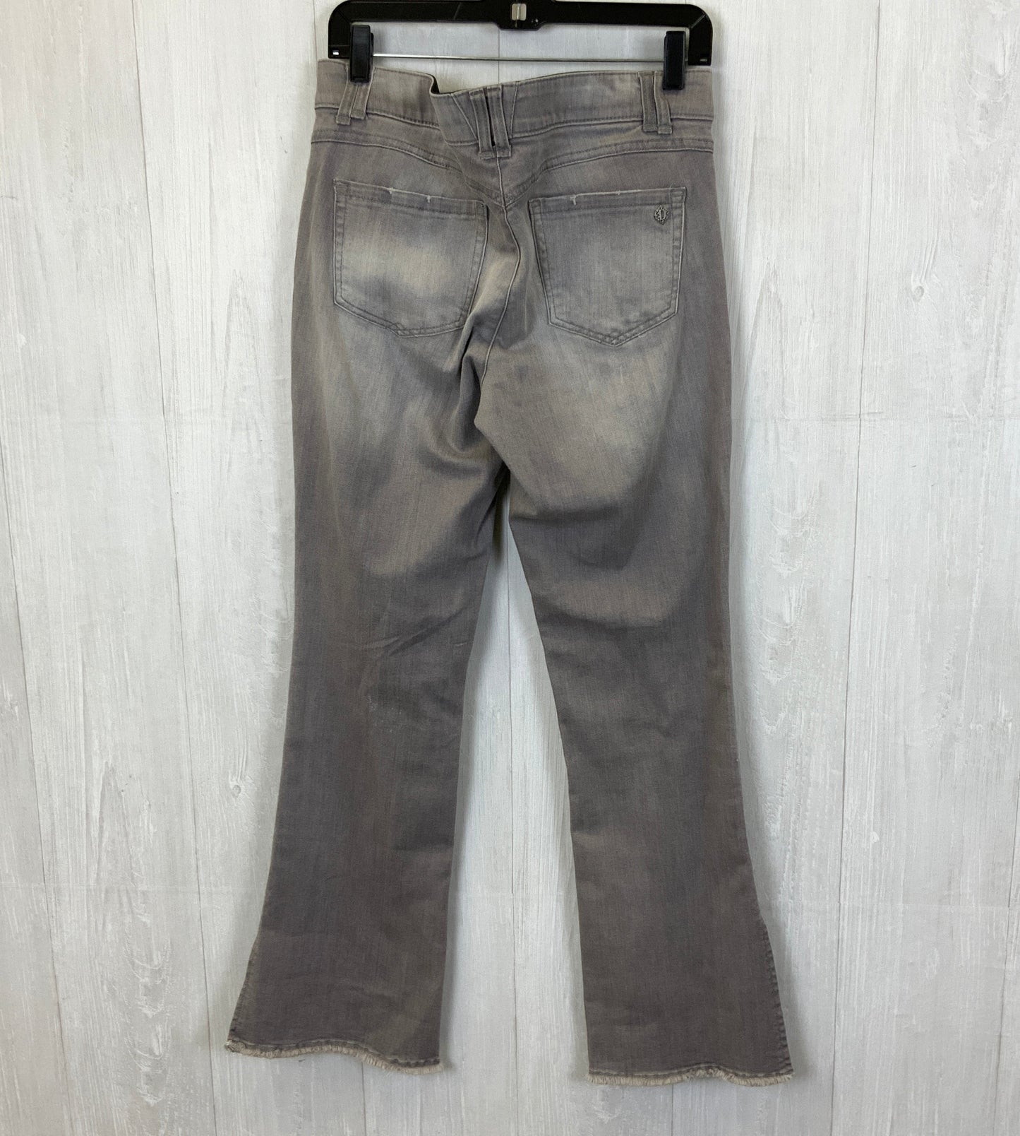 Jeans Flared By Democracy In Grey Denim, Size: 8