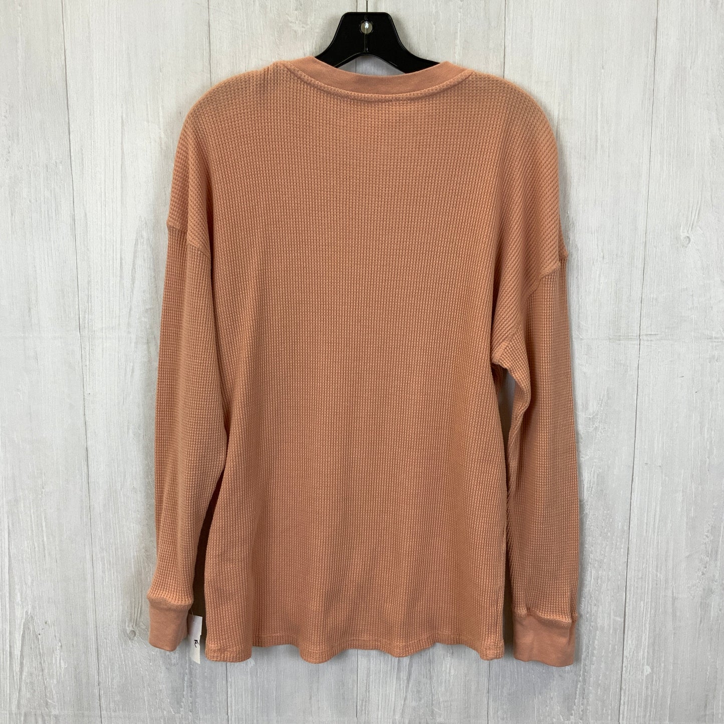 Sweatshirt Crewneck By Seven 7 In Orange, Size: L