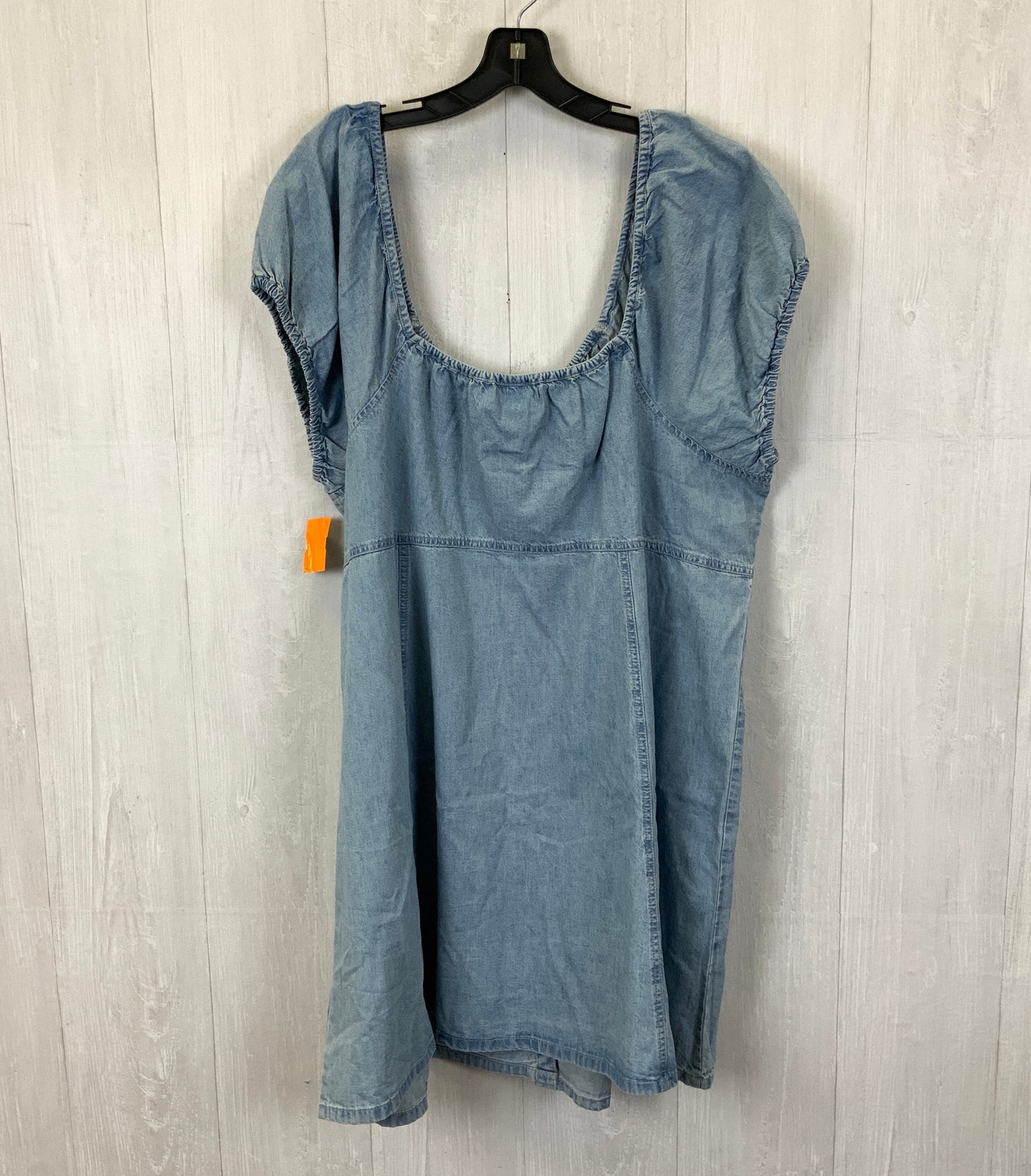 Dress Casual Midi By Madewell In Blue Denim, Size: 3x