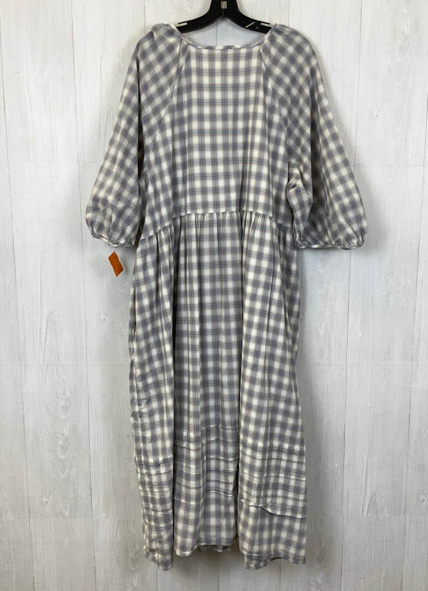 Dress Casual Maxi By Madewell In Plaid Pattern, Size: 3x