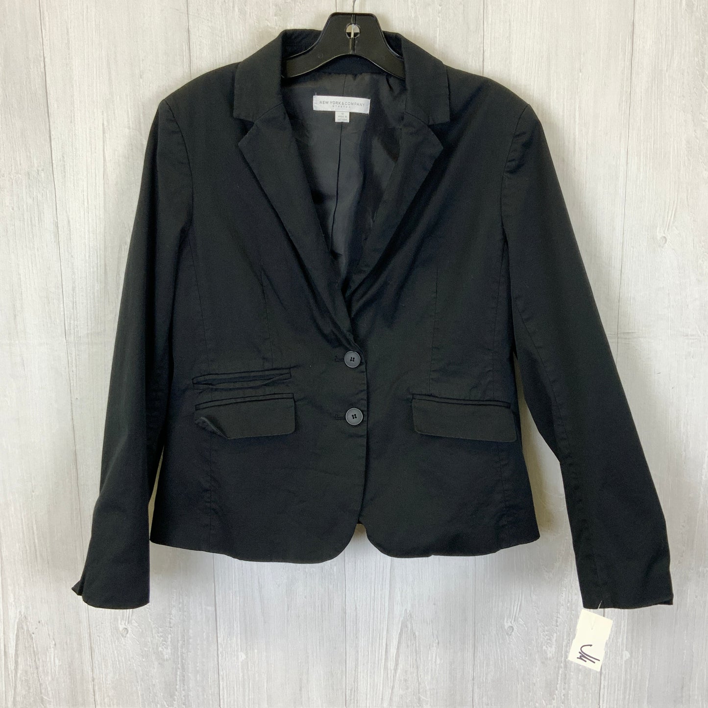 Blazer By New York And Co In Black, Size: 12