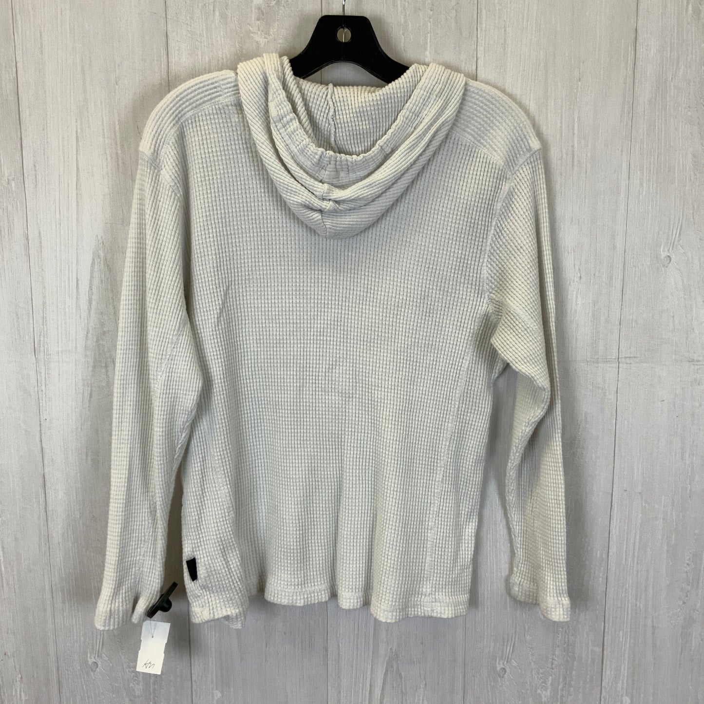 Sweatshirt Hoodie By Kenneth Cole In White, Size: M