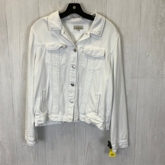 Jacket Denim By Thread And Supply In White, Size: L