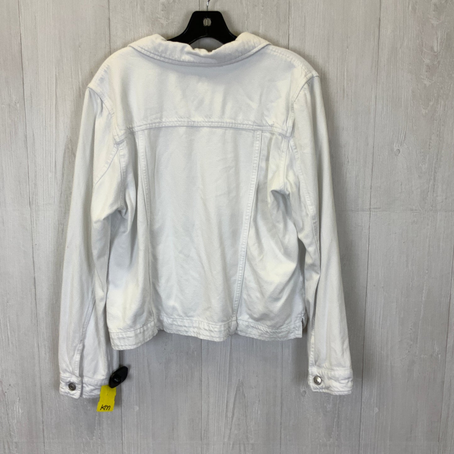 Jacket Denim By Thread And Supply In White, Size: L