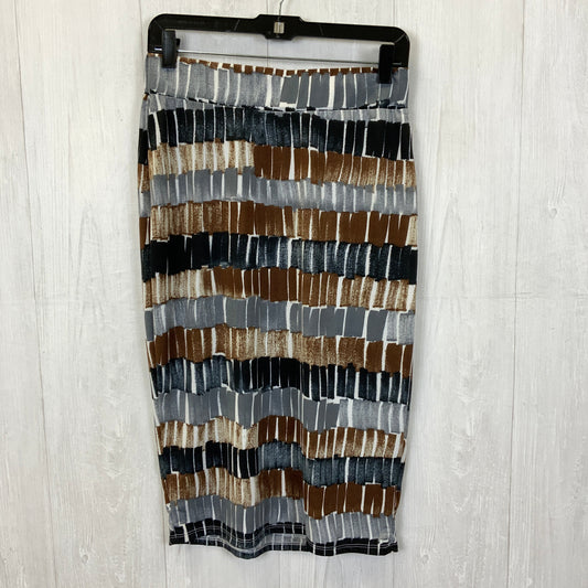 Skirt Midi By Clothes Mentor In Multi-colored, Size: L