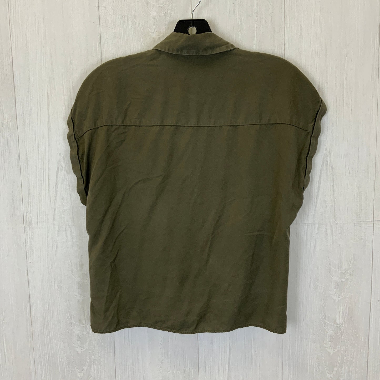 Top Short Sleeve By Express In Green, Size: S