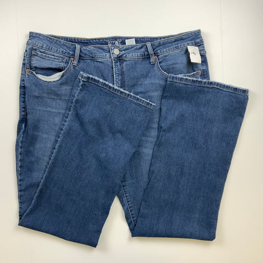 Jeans Straight By Terra & Sky In Blue, Size: 20w