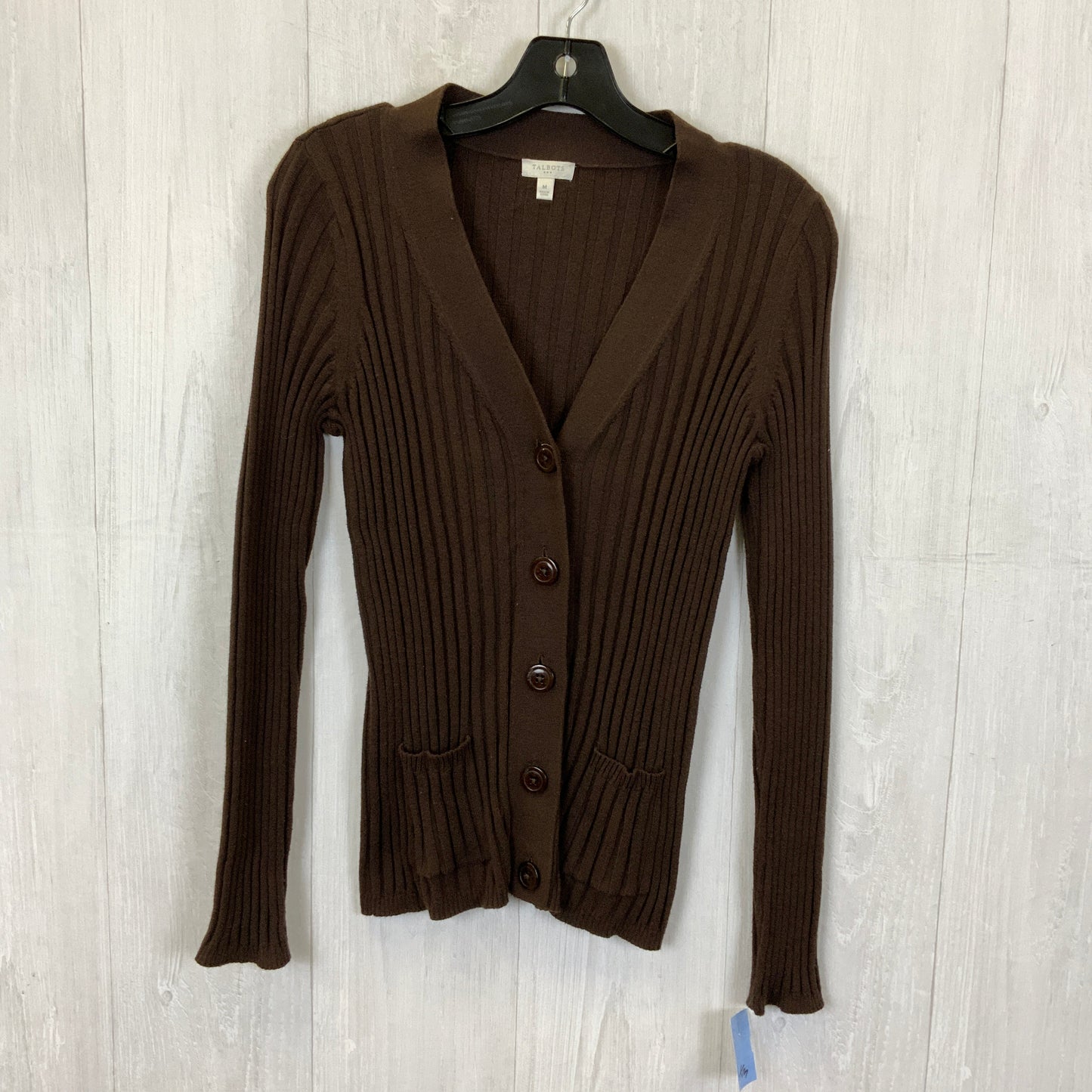 Cardigan By Talbots In Brown, Size: M