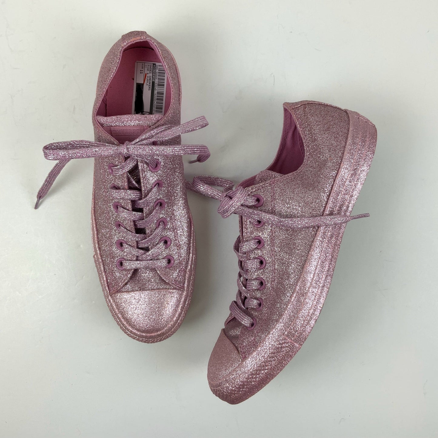 Shoes Sneakers By Converse In Pink & Purple, Size: 11