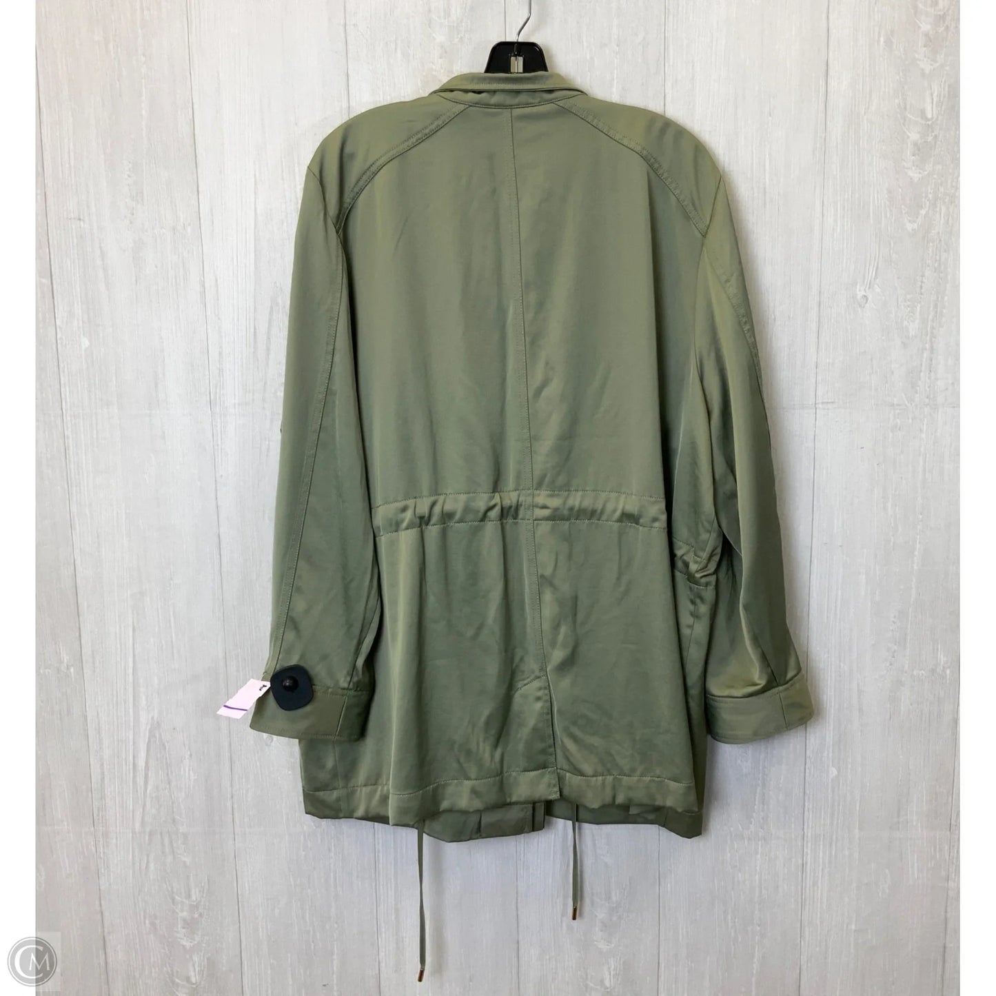 Jacket Other By Chicos In Green, Size: 2x