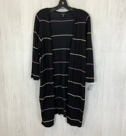 Cardigan By Alfani In Black & Purple, Size: 0x