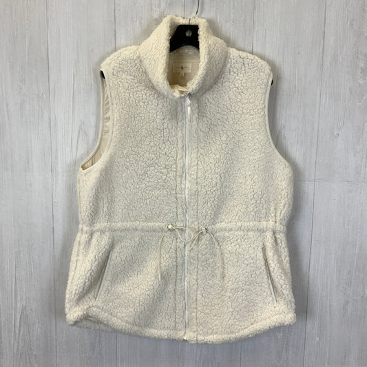 Vest Faux Fur & Sherpa By Lou And Grey In Cream, Size: L