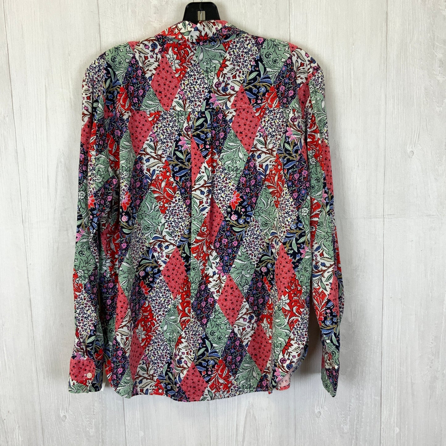 Top Long Sleeve By Loft In Multi-colored, Size: M