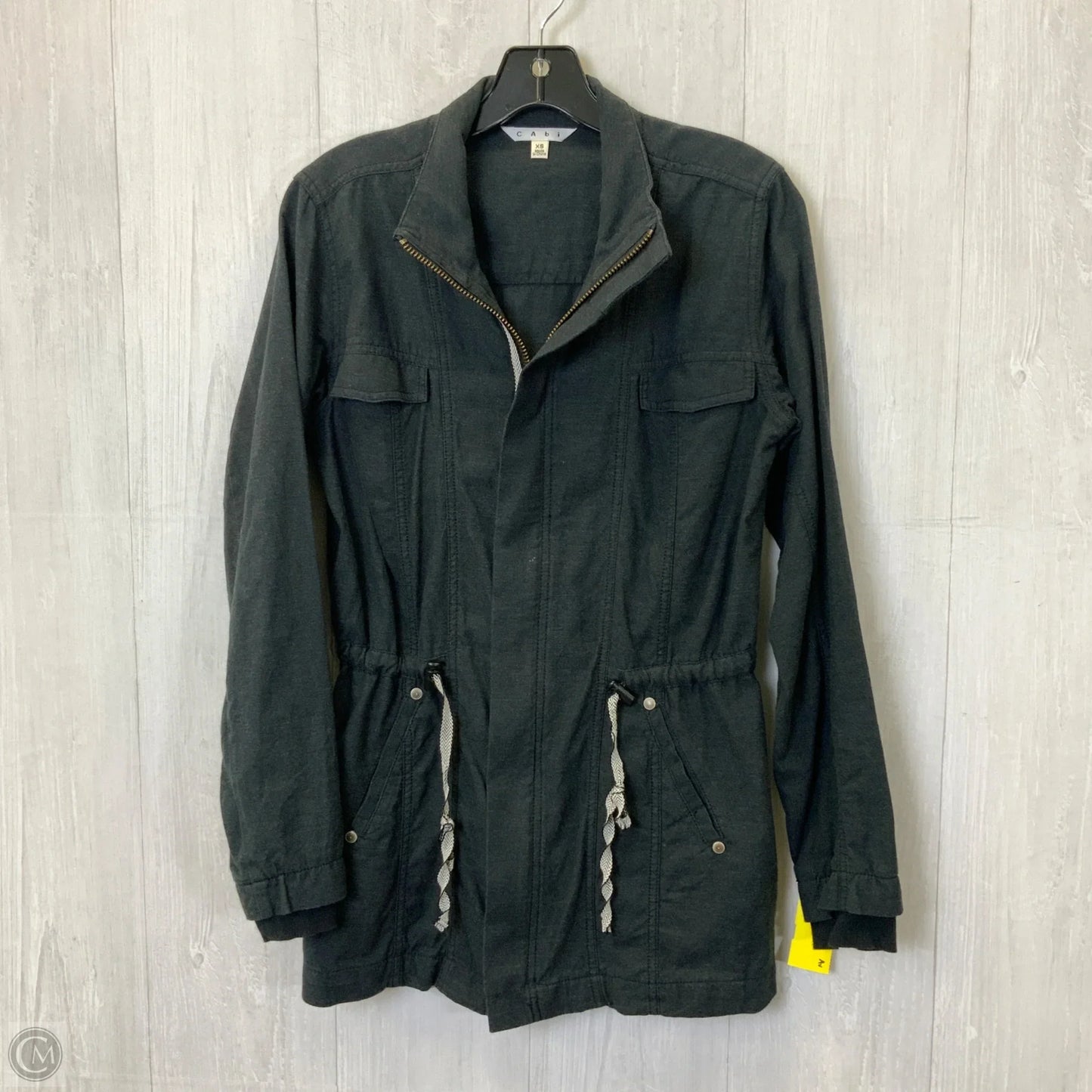 Jacket Utility By Cabi In Grey, Size: Xs