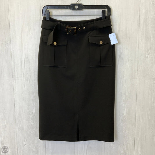 Skirt Midi By White House Black Market In Black, Size: 4