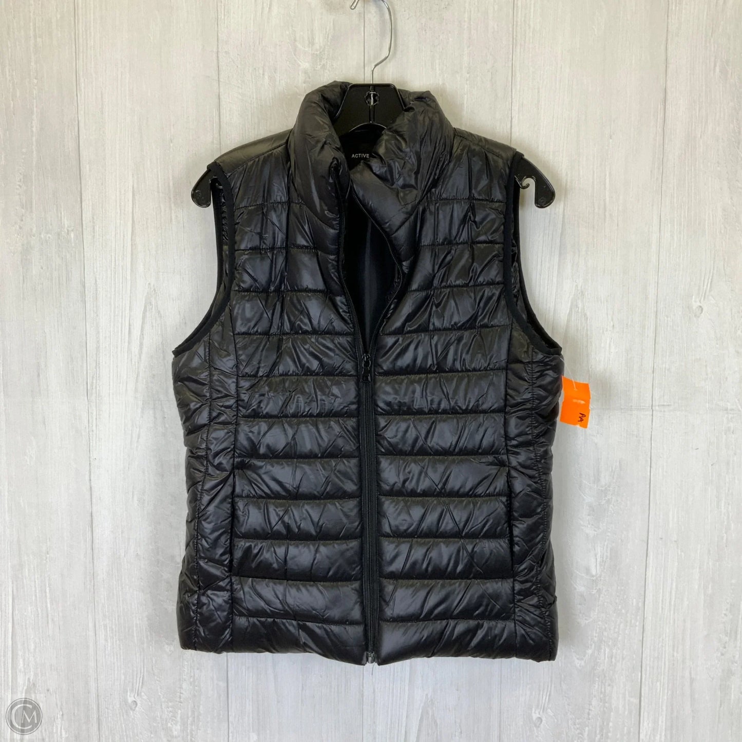 Vest Puffer & Quilted By Active Usa In Black, Size: L
