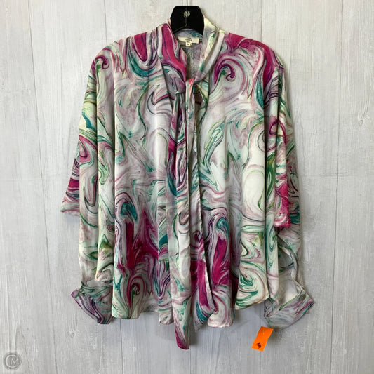 Top Long Sleeve By Entro In Pink, Size: M