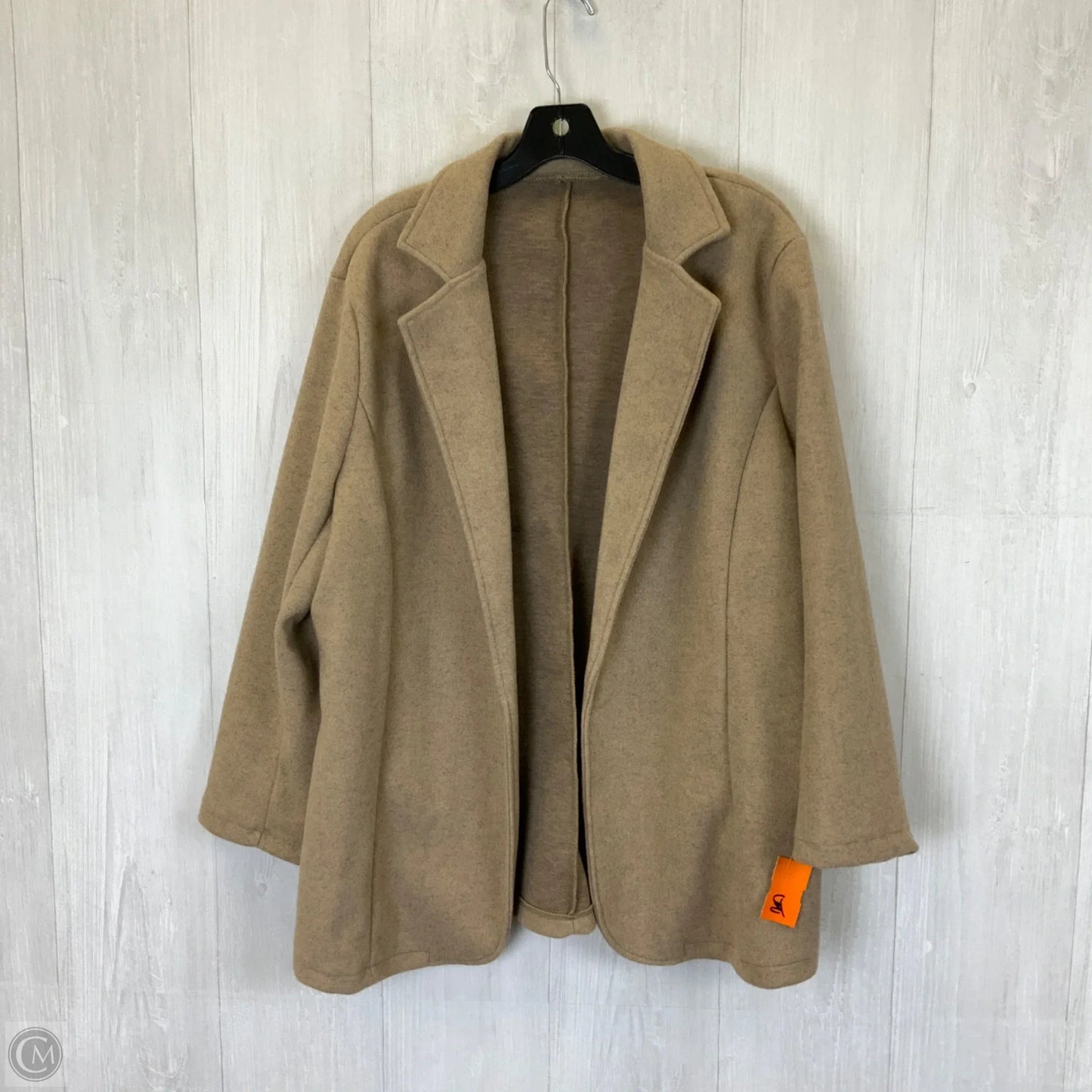 Blazer By Clothes Mentor In Brown, Size: 3x